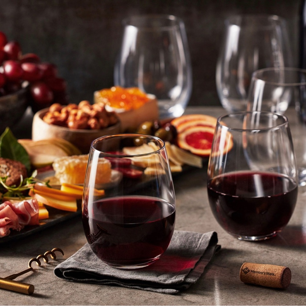 Member's Mark 8-Piece
Stemless Crystal Wine Glass Set